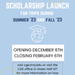 CGE Education Abroad Scholarship Application Deadline on February 6