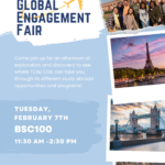Spring Global Engagement Fair on February 7