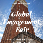 Fall Global Engagement Fair on September 8th