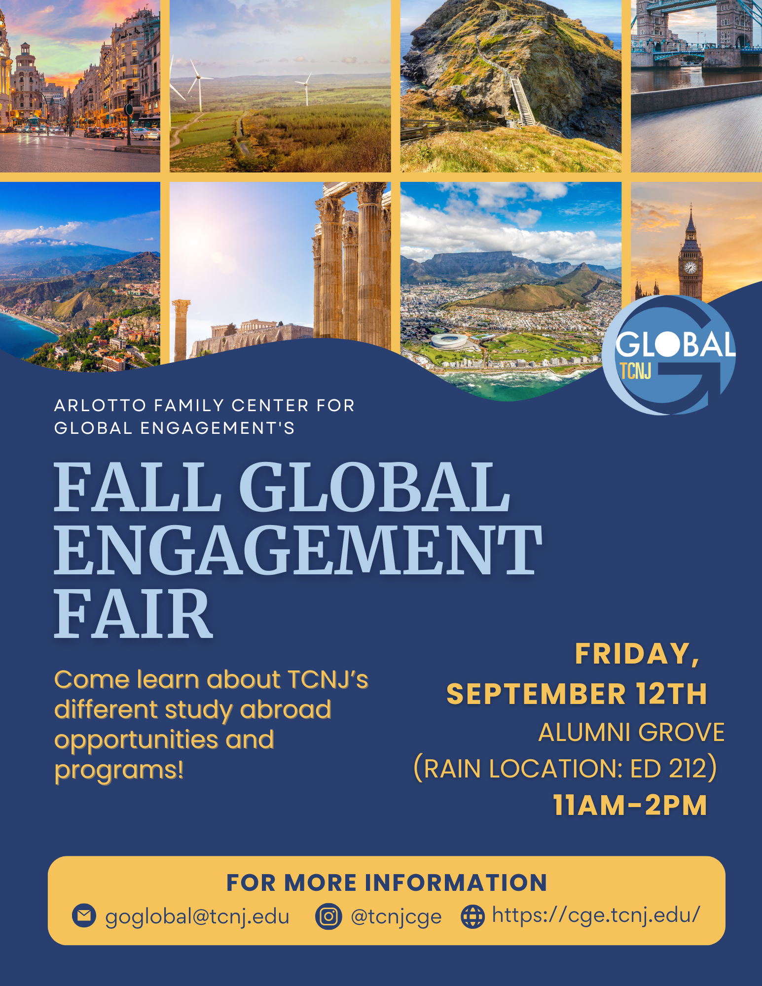 Study abroad fair fall 26 flyer